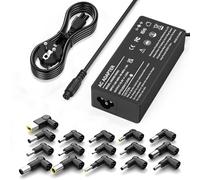 90W Chargeur Universel PC Portable Compatible avec HP, Dell, Acer, ASUS, Toshiba, Geteway, Samsung, IBM, Notebook Ultrabook Chromebook Cordon d'alimentation avec 16 connecteurs