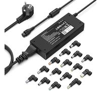 90w Chargeur Universel Pc Portable Compatible Avec Hp Lenovo Acer Asus Dell Toshiba Sony Samsung Fujitsu Msi Medion 15v 16v 18v 18.5v 19v 19.5v 20v Avec 15 Fiches Adaptateurs