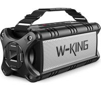 90W Peak 50W Rms Enceinte Bluetooth Puissante, Enceintes Bluetooth Speaker Étanche Ipx6/Hifi Stéréo/Basse Riche/Eq,Haut Parleur Bluetooth Portable Powerbank/40 Heures, Baffle Bluetooth Nfc/Tf