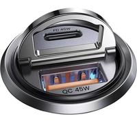 90w Usb C Car Charger Ultra Compact Metal Cigarette Lighter [Pd45w & Qc45w] Car Cigarette Lighter Charger For Iphone 15/14/13 Promax Samsung Macbook Pro Ipad Pro