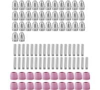 90x Découpeuse plasma Chalumeau consommable Buses d'électrodes Kit de godets