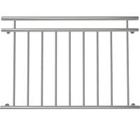 90x128CM Balcon V2A Fenêtre Garde-corps Acier inoxydable Balcon français Grille NOUVELLE