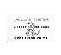90x150 Cm Drapeaux De La Liberté Ou De La Mort Pour Homme, Culpeper Minute, 90x150cm Drapeau Haute Qualité ""Nipseyteko