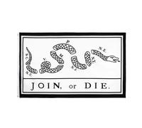 90x150 Cm Freedom And Pages Join Or Die Feel, 90x150cm, 3x5 Drapeau Haute Qualité ""Nipseyteko