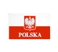 90x150 Cm Sensation D'emblème Pour La Décoration, Pologne, 90x150cm Drapeau Haute Qualité ""Nipseyteko