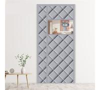 90x200cm Gris, Protection thermique Rideau magnétique Thermo Rideau de porte Isolation Protection Panneau Isolation thermique Rideau occultant Imperméable au vent Isolation phonique