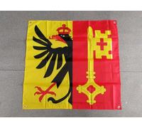 90x90cm Aigle Impérial Et Une e St Peter, Drapeau Suisse De Genève, 90x90cm Drapeau Haute Qualité ""Nipseyteko