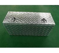 91,4 cm x 40,6 cm x 45,7 cm en aluminium à carreaux pour camionnette coffre à outils sous le lit boîte à outils remorque camion van boîte de rangement argent + serrure 91,4 x 40,6 x 45,7 cm