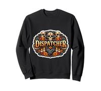911 Dispatcher Jour des Morts Día De Los Muertos Mexicain Sweatshirt