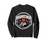 911 Emergency Dispatcher Life First Responder Heartbeat Fun Sweatshirt
