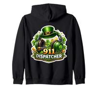 911 Répartiteur d'urgence Premier intervenant Jour de la Saint-Patrick Sweat à Capuche