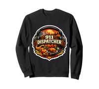 911 Répartiteur d'urgence Premier intervenant Thanksgiving Automne Sweatshirt