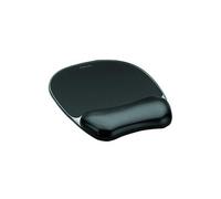 9112101 Tapis de souris Repose-poignet ergonomique Crystal Gel Noir