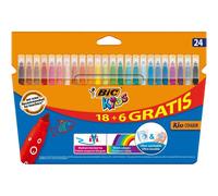 [9117373] BIC Paquet de 24 marqueurs Bic Kids super lavables