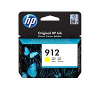 HP 912 Cartouche d'encre jaune authentique (3YL79AE) pour HP OfficeJet 8010 series/ OfficeJet Pro 8020 series
