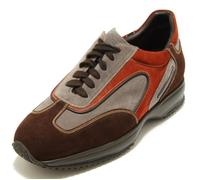 9126F sneaker marrone grigio ruggine BLU BARRETT scarpa uomo shoes men-5 5