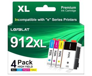 912XL 912 XL Compatible for HP 912 Ink Cartridge for HP OfficeJet Pro 8022 8024 8020 8023 for OfficeJet 8012 8010 8014 8015 8017 Multifunction Printer (4 Pack)