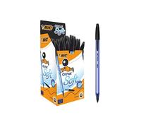 [918518-50] BIC Lot de 50 Stylos bille CRISTAL SOFT pointe moyenne 1,2 mm enc...