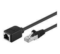 [91884] Goobay Rallonge réseau RJ45 Cat.5 F/UTP 5 m Noir
