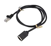91886 Rallonge Ethernet prise RJ45, connecteur RJ45 F/UTP 5e ligne Goobay