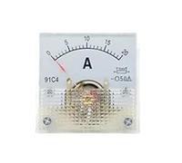 91C4 DC ampèremètre milliampèremètre pointeur type 30mA50mA500mA1A2A3A5A10A20A 45 * 45mm(0-3A)