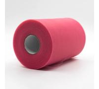 91m x 15cm ! Tissu de bobine de rouleau de tulle pour les décorations d'artisanat Tutu Mariages Costumes Jupes Fêtes Cadeau Bow baby shower, Beaucoup de couleurs disponibles. (Rouge Pastèque)