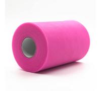 91m x 15cm ! Tissu de bobine de rouleau de tulle pour les décorations d'artisanat Tutu Mariages Costumes Jupes Fêtes Cadeau Bow baby shower, Beaucoup de couleurs disponibles. (Pêche)