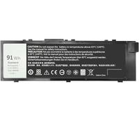 91Wh MFKVP Batterie d'ordinateur Portable pour Dell Precision 15 7510 7520 17 7710 7720 M7510 M7710 Série Notebook 451-BBSF 451-BBSB TWCPG T05W1 GR5D3 0FNY7 1G9VM M28DH 11.4V