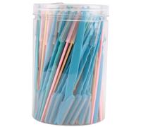 92 PièCes 4 Couleurs Tondeuse à Sourcils éPilateur de SéCurité Multifonctionnel avec Couvercle de Protection Sans Danger pour les DéButants