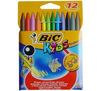 [920299-3] BIC Lot de 3 Etuis de 12 Craies de coloriage KIDS PLASTIDECOR 12 C...