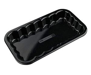 9208 FM Professional Petit plat à four, plat à four, plat de cuisson four, plat à barbecue, plat barbecue, accessoire barbecue, plat gril pour fromage, Acier émaillé, 21 x 12 cm