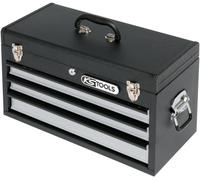 922.0100 - Coffre À Outils Ultimate Équipé - 3 Tiroirs Et Plateau -Noir - Mallette À Outils 114 Pièces