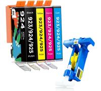 923/924/925 Cartouches D'Impression Compatible Avec Hp 924 Cartouches Pour Hp Officejet Pro 8120E 8122E 8124E 8125E 8132E 8134E 8135E 8138E Officejet Pro 8120 8123 8133 8130 (Pas Avec Puce)