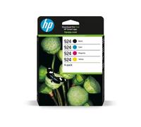 HP 924 Cartouche Encre Authentique Pack de 4 cyan, magenta, jaune, noir