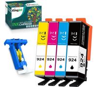 924 Cartouches D'Encre Pour Hp 924 Cartouches Compatibles Avec Hp Officejet Pro 8120 Officejet Pro 8122E 8124E 8125E 8132E 8134E 8135E All-In-One (Pas Avec Puce)