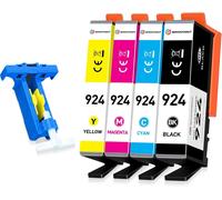 924 Cartouches D'Encre Pour Hp 924 Multipack Compatibles Pour Hp Officejet 8122E 8124E 8120E 8125E Pour Officejet Pro 8130E 8132E 8134E 8138E 8139E (4 Pack, Pas Avec Puce)[ENC943304]