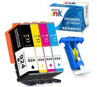924 Cartouches D'Impression Compatibles Pour Cartouche Hp 924 Pour Hp Officejet Pro 8120 Officejet Pro 8122E,8132E,8124E,8132E,8135E,8134E,8125E Bleu Megenta Jaune Noir 4 P