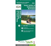 924 - veloroutes et voies vertes de france - Collectif - Ign Institut Geographique National - broché - Atlas / carte