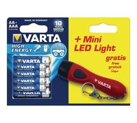 [92400121812] Varta ReadyToSell Alkaline 4 AA + 4 AAA + Mini Led Light gratis