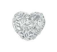 925 Argent Sterling Vintage Creux Charmes Perle Diamant Coupe Pendentif Pour Les Femmes Ajuster Bracelet Original Collier Bijoux De Fabrication