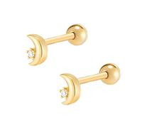 925 Boucles d'oreilles en Argent Vintage, Boucles d'oreilles étalon pour Les Femmes Boucles d'oreilles de Cartilage hypoallergénique