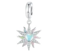 925 En Argent Sterling Dream Catcher Perle Arbre De La Vie Charmes Cristal Cœur Perles Ajustement Bracelet Original Collier Pendentif