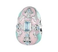 925 En Argent Sterling Lapin Oeuf Panier Charmes Perles Bracelets Collier Pendentif Bijoux Bricolage