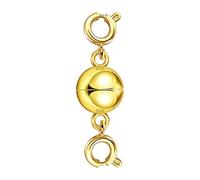 925 or à ressort pour collier bracelets boucles de connexion, 14K plaqué or connecteur magnétique chaîne fabrication de bijoux