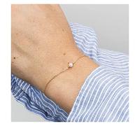 925 Pearl Bangles Jewelry Filled Minimalist Jewelry Birthday Present Boho Women 14k Filled 19cm