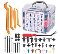 925 pièces de clips de fixation pour voiture, ensemble de clips de garniture de portes universelles et fixations de pare-chocs, avec outils de démontage.