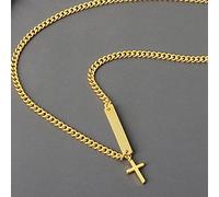 925 Silver Elegant Elegant Double-couche Gold Couleur Géométrique Pendant Collier Fashion Bijoux pour femmes Gift Wedding Party Bijoux-Gold 1