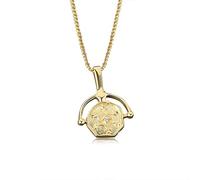 925 Silver Elegant Elegant Double-couche Gold Couleur Géométrique Pendant Collier Fashion Bijoux pour femmes Gift Wedding Party Bijoux-Gold 1