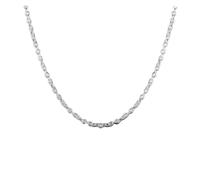 925 silver round chain ladies' necklace, 45-60 cm, party wedding jewelry, Christmas gift pendant, One Size, 20 inches 50 cm, agate