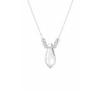 925 Sterling Silver Crystal Pendant Necklace - Elegant Chain Necklace - Sparkling Gift for Her